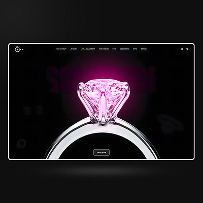 TIFFANY RING WEBSITE DESIGN app branding design elementor figma graphic design html illustration landing page logo ui ui design uiux vector web web design website website design wordpress