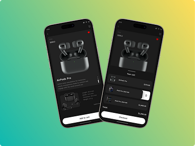Product page Design ui