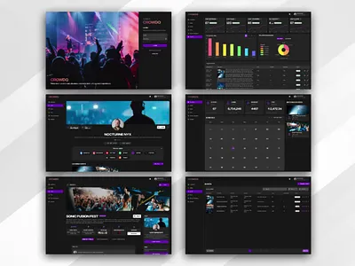 Live Event Engagement Platform design figma logo ui ux website design