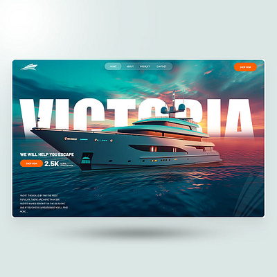 YARCHT WEBSITE DESIGN app branding design elementor figma graphic design illustration landing page logo ui vector web web design website design wordpress