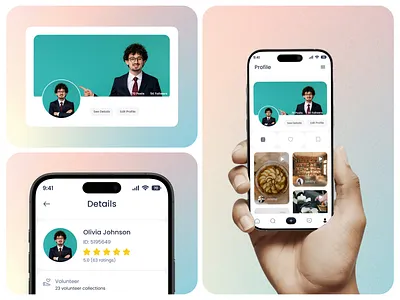 Local Community Help & Exchange UI- Profile & Details Page. communityapp dailyui designinspiration figmadesign helpingapp helpplatform interactiondesign minimaldesign mobileapp mobiledesign productdesign profileui socialhelp socialimpactdesign uidesign uiux userexperience userinterface uxdesign