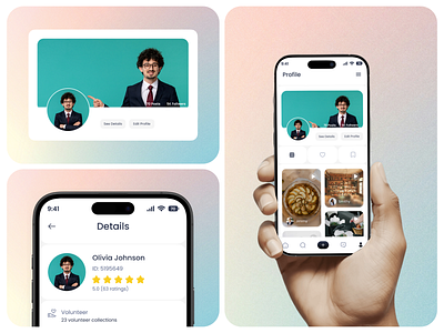 Local Community Help & Exchange UI- Profile & Details Page. communityapp dailyui designinspiration figmadesign helpingapp helpplatform interactiondesign minimaldesign mobileapp mobiledesign productdesign profileui socialhelp socialimpactdesign uidesign uiux userexperience userinterface uxdesign