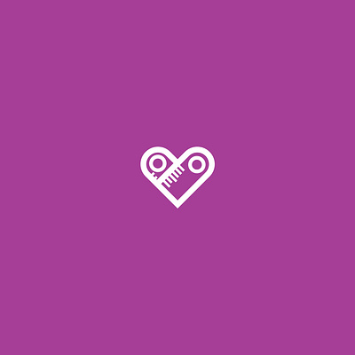 Love Measure Logo branding dating design graphic design heart illustration logo logo design love love logo measurment minimal relationships ruler ruler logo vector