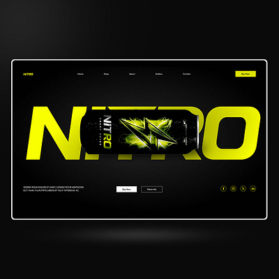 NIRTO SODA CANE WEBSITE DESIGN app branding design elementor figma graphic design illustration landing page logo ui ui design uiux vector web web design website website design wordpress