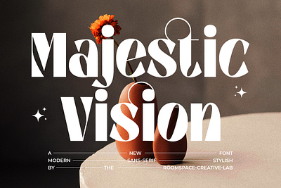 Majestic Vision - Retro Modern Font aesthetic bold branding contrast cool creative design digital display font funky illustration luxury magazine modern packing retro signature typography ui