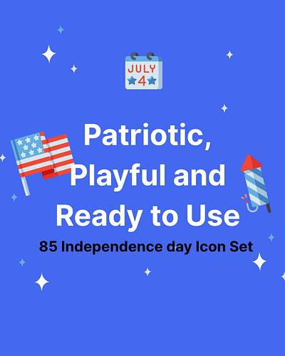 4th of July branding design graphic design icons illustration ui ux vector