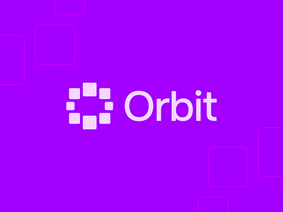 Orbit – Logo Design blocks branding circle company design flat graphic design logo minimal minimalism minimalist o letter orbit saas