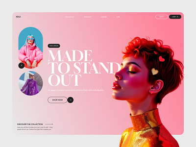 Fashion Website Design design fashion ui ux web website