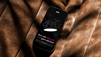 Purrmatch©: Dating App for Cat Lovers animation app branding design graphic design logo motion graphics ui user expierience ux