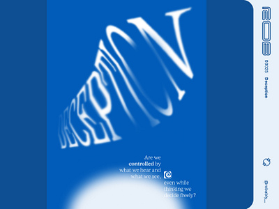 00025 - Deception blurred figma graphic design photoshop poster design