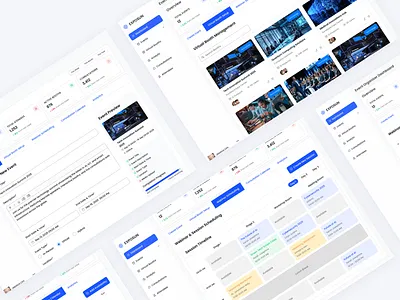 Event Organizer Dashboard - ExpoSun analytics clean create dailyui dashboard design event event organizer figma schedule ui uiux ux website