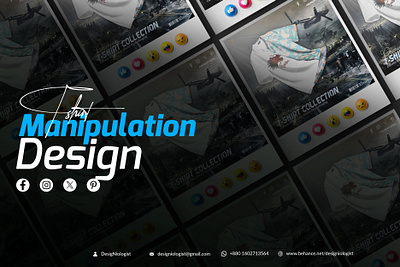 T-Shirt Manipulation Design ad advertising branding corporate design graphic design manipulation manipulation ad manipulation design marketing templet tshirt tshirt manipulation