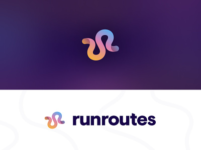 Run Routes Branding branding lockup logo logo mark run runners running running logo