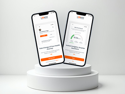 Lookee Medical App For H-FABP & MAU Test appdesign appinterface branding config2025 design figma figmaapp illustration logo medicalapp mobileappui onboardingdesign ui uiux userinterface ux viral