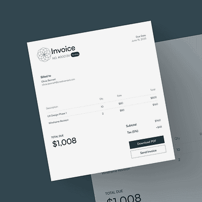 Invoice branding clean clean design desktop desktop design dribble dribble design figma figma design finance financeui invoice invoice ui minimal mobile design modern modernui uiux design visual visual design