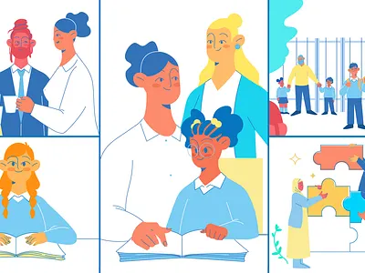 Ofsted design illustration vector