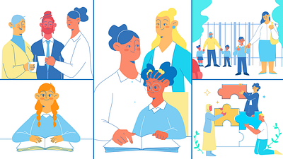 Ofsted design illustration vector