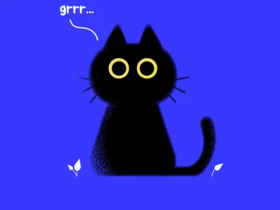 Silly Cat design illustration vector