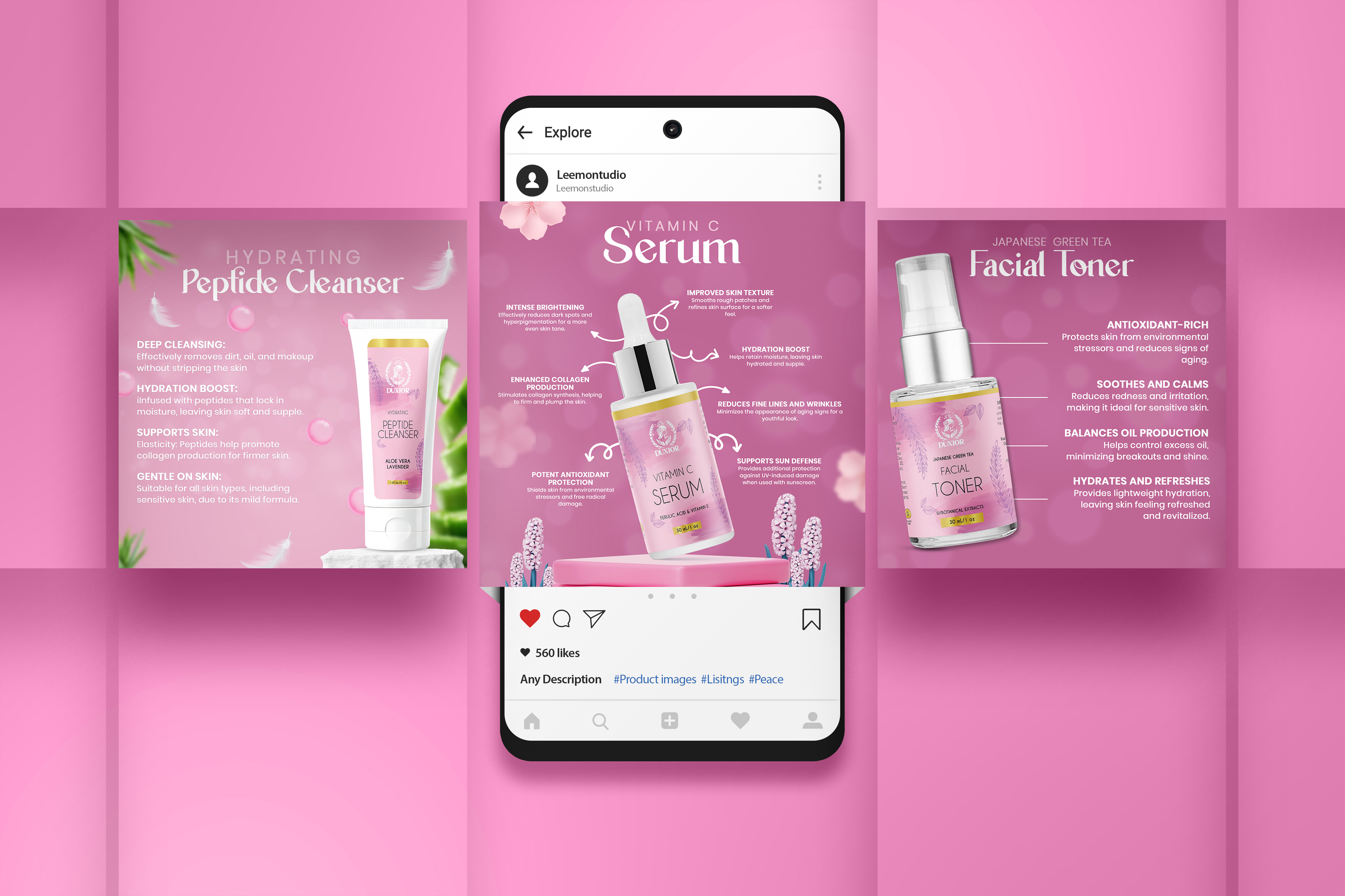 Example of Social Media Images