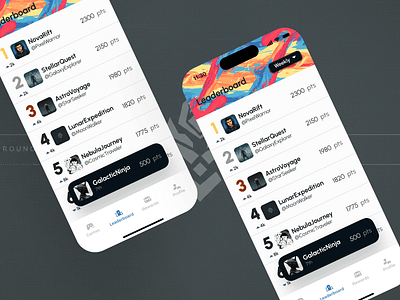 Game UI (Leaderboard) branding clean dribble figma fun game gameui leaderboard leaderboardui mobile mobilegaming modern modernui ui uiux ux visual