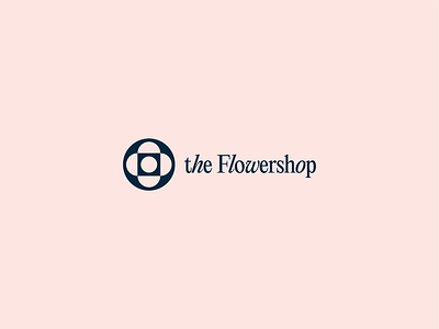 flowershop logo candy eye flower logo logotype minimal pangram shop stylish timeless typography
