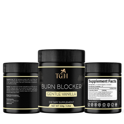 Branding & Packaging Design - TGH box design branding design graphic design illustration label design logo packaging design supplement label ui