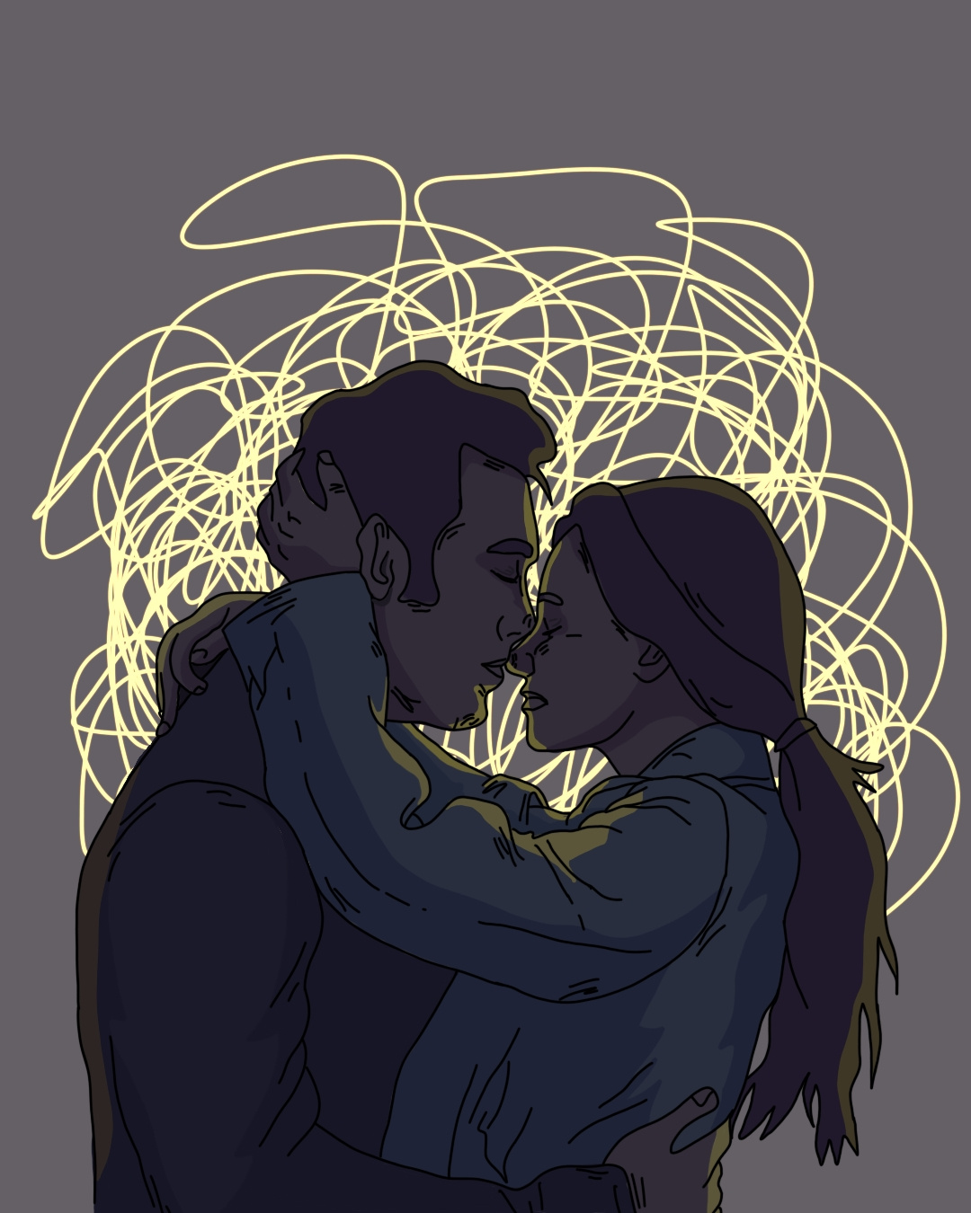 Animation 7: Me and You- Tangled sparks 2danimation animation dribbleshots motion graphics romanticart