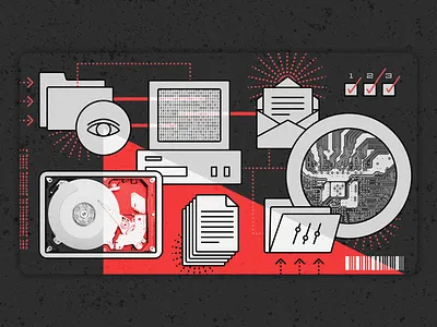 App Portfolio Manager app application blog business code computer data design desktop digital email files hard drive illustration low code mendix portfolio portfolio manager red tech