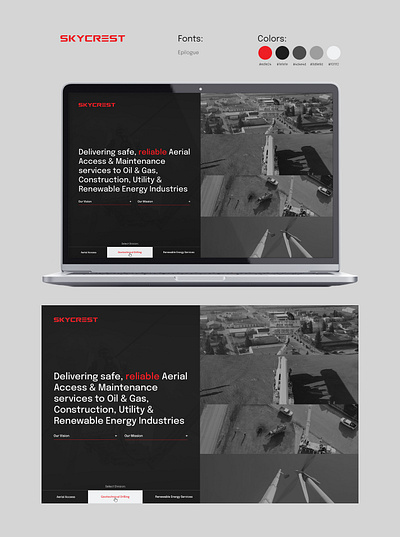 Renewable Energy website figma landing page ui ux website design