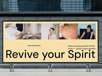 Escape Website Branding branding branding design design hr rumen landing landingpage logo logo design massage massage web massage website minimal spa spa website ui ux web web design website website design