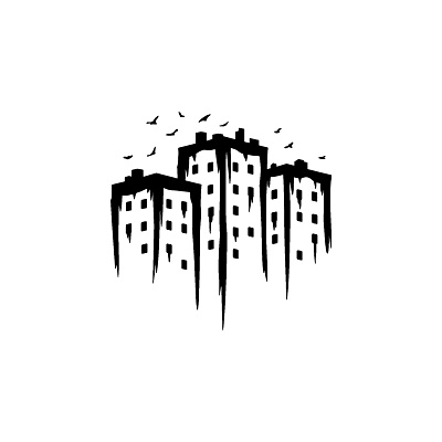 Apocalypse City Logo anomaly apocalypse build city house logo logos logotype real estate sale sales