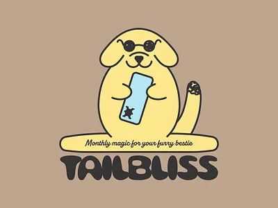 LOGO DESIGN FOR A PET SUBSCRIPTION BOX box subscription brand identity brand identity design branding fun logo graphic design illustration logo logo design mascot mascot logo pet pet care pet logo pet treats pets playful logo