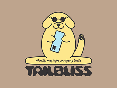 LOGO DESIGN FOR A PET SUBSCRIPTION BOX box subscription brand identity brand identity design branding fun logo graphic design illustration logo logo design mascot mascot logo pet pet care pet logo pet treats pets playful logo