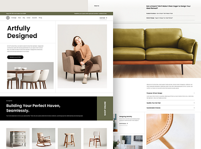 Furniture Store app decoration divi ecommerce elegant themes furniture shop furniture store graphic design icon landing page design product product design shop ui ui design ux ux design ux inspiration web zaib ali