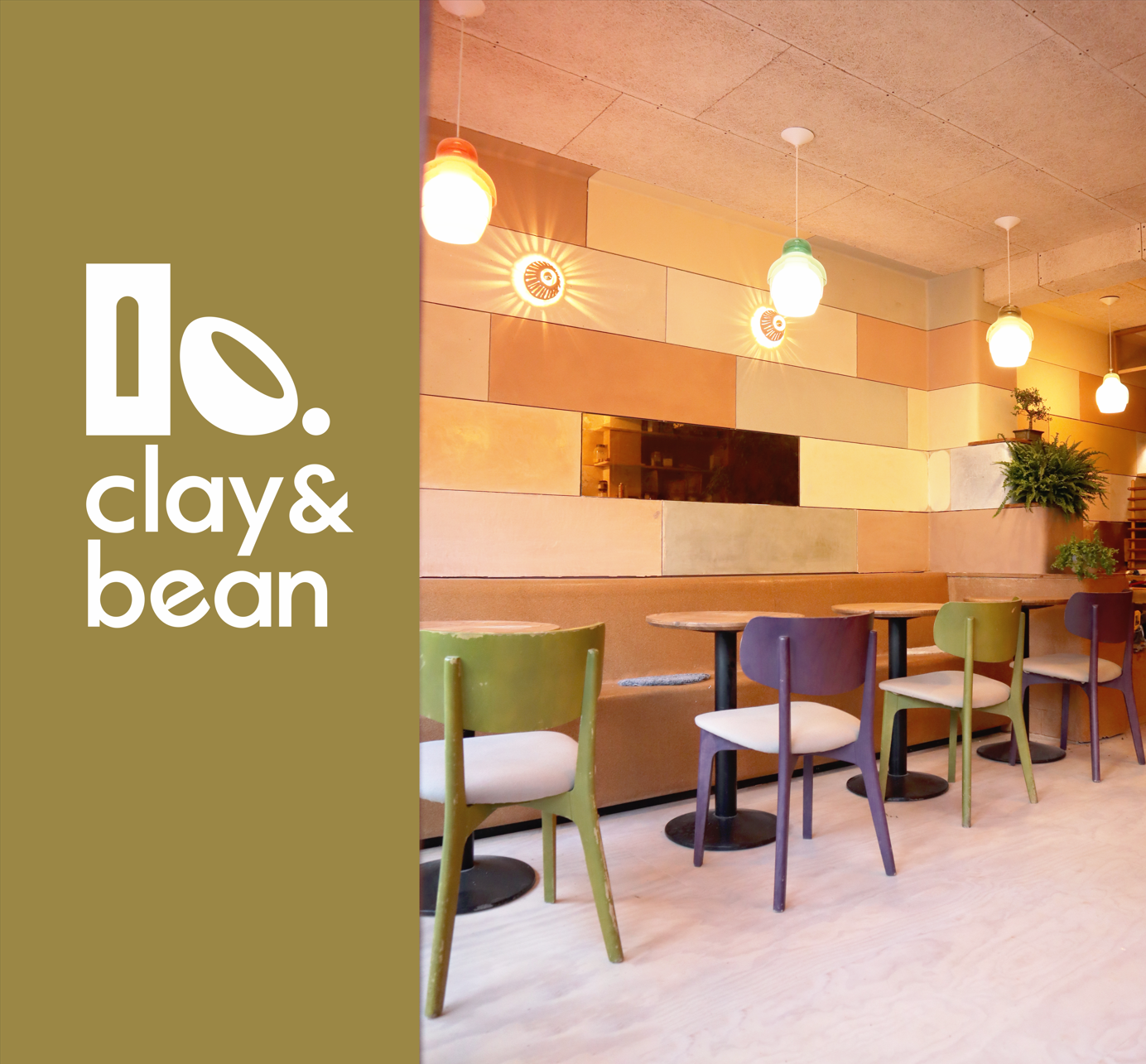 Clay & Bean London Cafe brand design branded collateral branding london clay plasture design freelancer graphic design london london cafe london place london vibe oanamaries quality susteinable ui