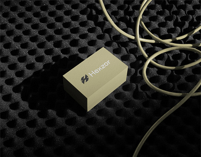 Hexzor Technology Brand Identity 3d animation branding design download free freebie graphic design illustration logo mockup mockup cloud mockupcloud motion graphics ui