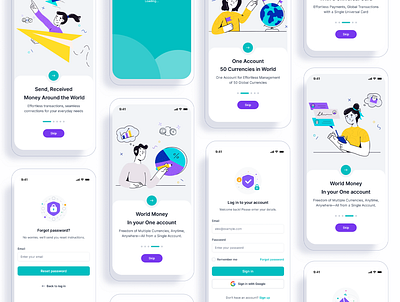 Wisly – Mobile Banking App UI Kits currency app download exchange app figma fintech app fintech onboarding screens mobile banking app mone transfer app received money send money app template topup app transctions ui uikits wise