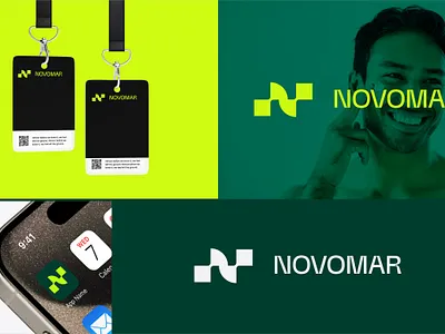 modern and timeless logo for novomar brand identity graphic design letter n logo design minimaist logo modern logo n logo packaging print timeless logo typography