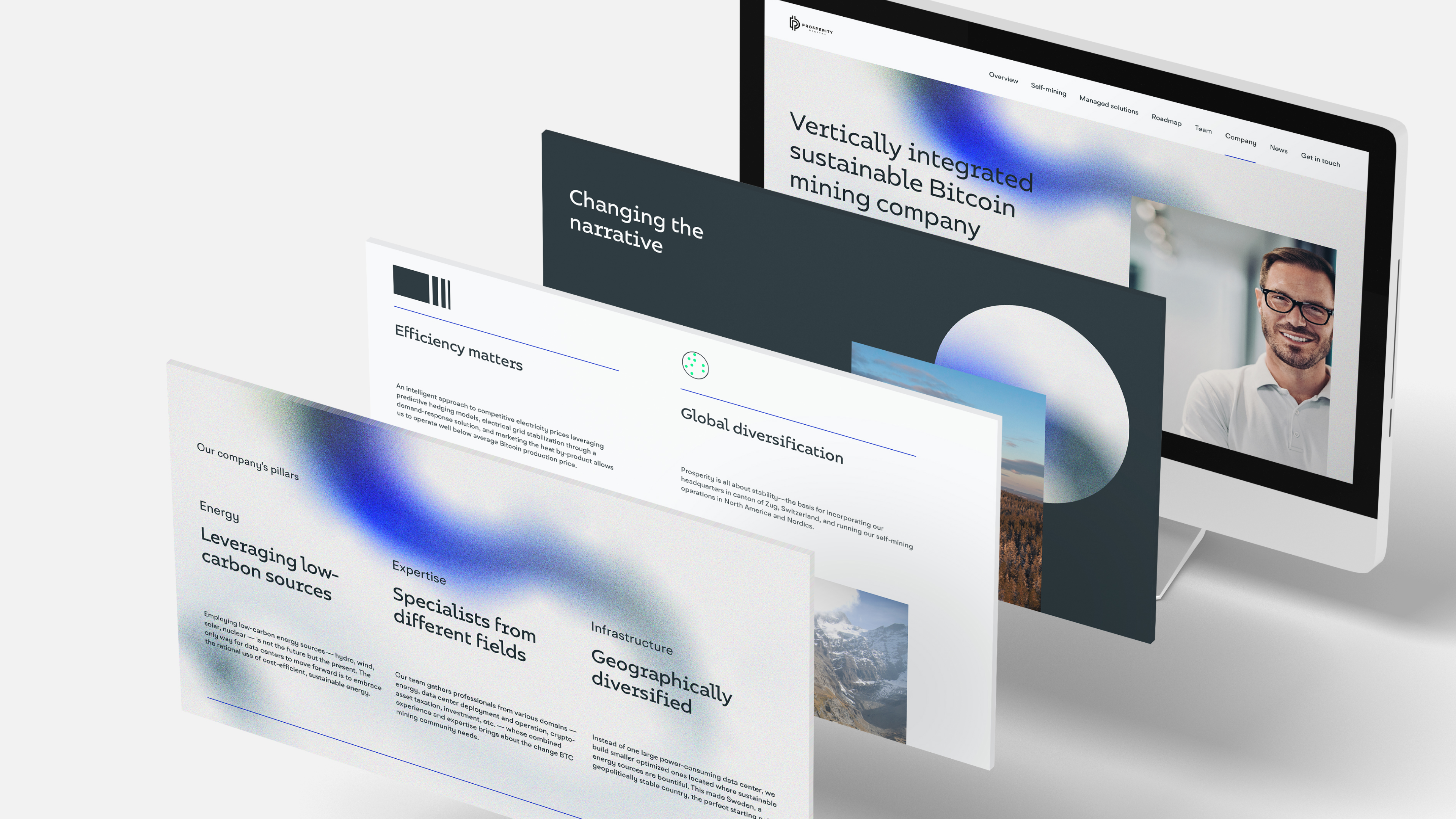 Prosperity Digital - UX/UI Design branding design graphic design typography ui ui kit ux