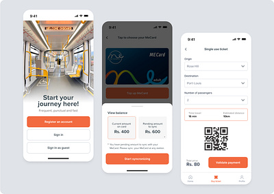 Metro Express app metro app ui uidesign ux
