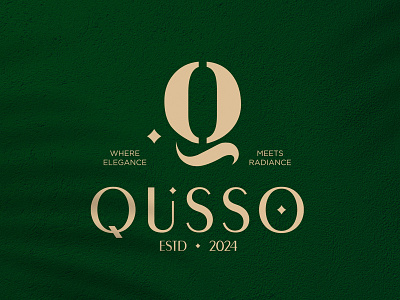 Qusso Jewellry brand designer brand identity branding graphic designer jewellery jewellry jewellry branding jewellry design jewellry logo logo logo design logo identity logos mockup package package design