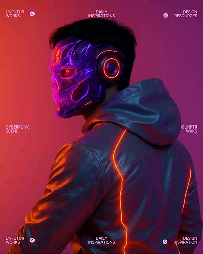 Cyberpunk Energy daily inspiration design stuff inspiration neon visual