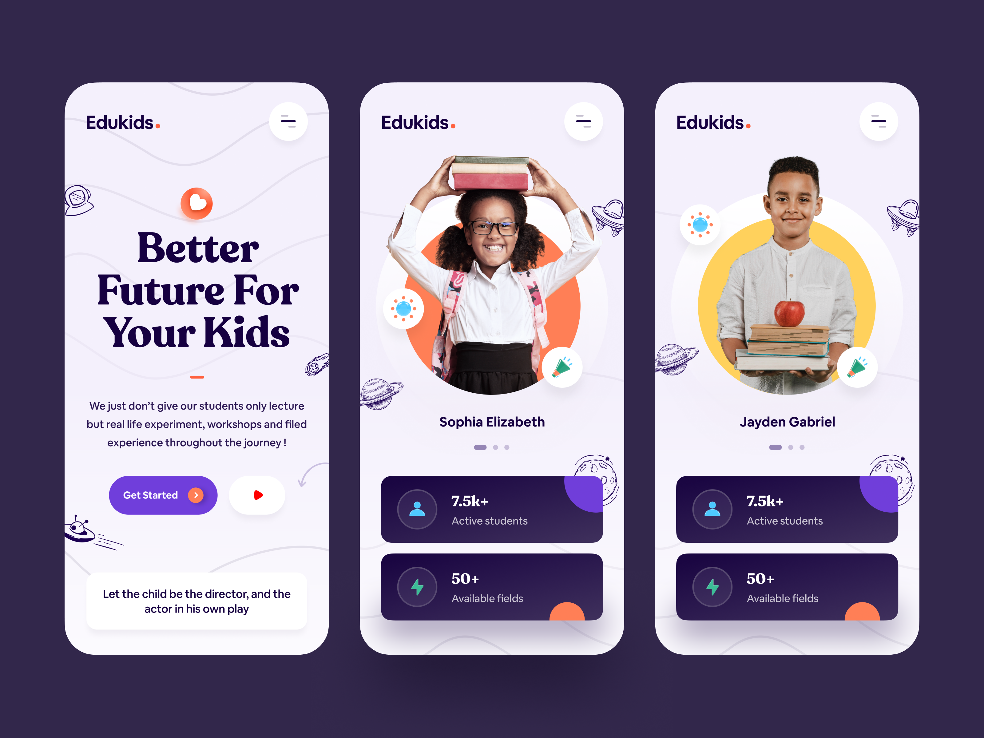 Edukids - Website Design for Kids School by Rylic Studio on Dribbble