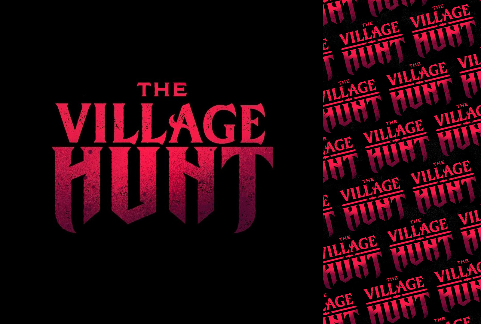 Logo - The Village Hunt Season 3 branding custom graphic design illustration lettering logo