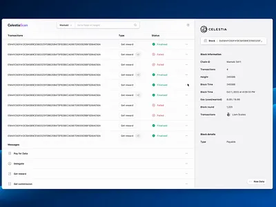 🥳 CelestiaScan design icons interface ui user experience user interface ux