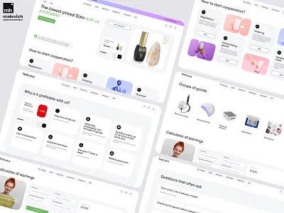 Modern Landing Page Redesign 3d animation app b2b branding business design figma graphic design illustration landing page logo motion graphics redesign ui uiux user flow design ux vector web