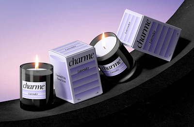 Charme - Gift Set Branding 3d animation branding design download free freebie graphic design illustration logo mockup mockup cloud mockupcloud motion graphics ui