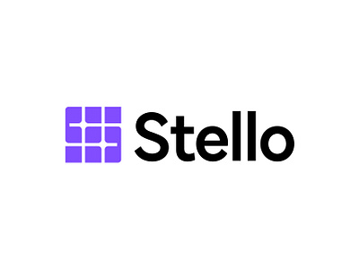 Stello logo design brand brand identity branding icon identity logo logo design logo mark logos logotype modern logo s logo square symbol vector