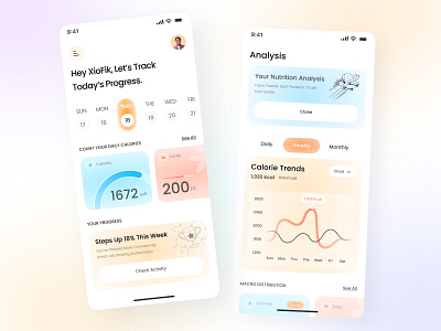 Calorie Tracking App - Diet Application android app calorie counter calorie tracker calorie tracking calories calories app design figma food calorie app healthcare ios app mobile app ui ui ux ui design ui ux design uidesign ux design
