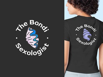The Bondi Sexologist bondi brand branding design graphic design identity illustration logo t shirt